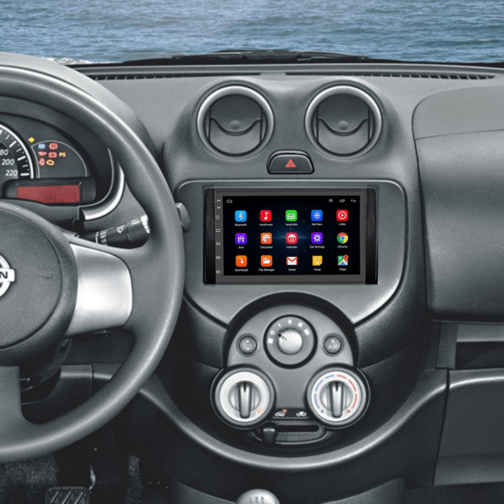 Kit Multimídia Android Nissan March Versa 2011-2013 GPS TV ONLINE ...