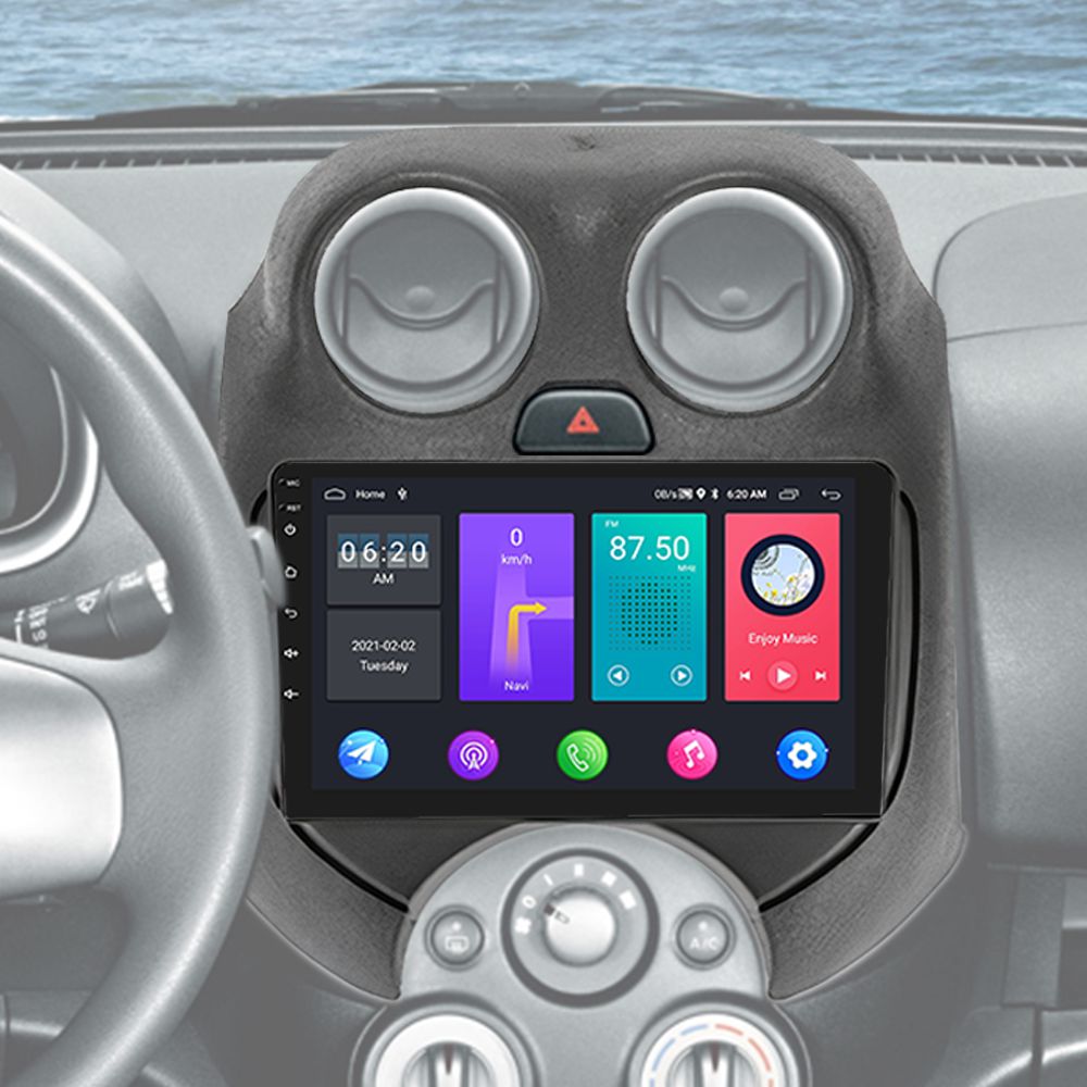 Kit Multimídia Android 9" Nissan March e Versa 2011-2013 - Ecarshop