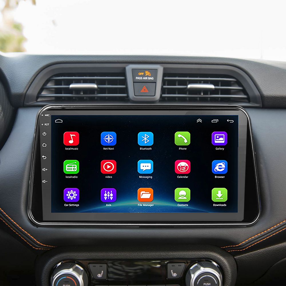 Kit Central Multimídia Android 9" Nissan Versa 2021 2022 GPS BT TV ...