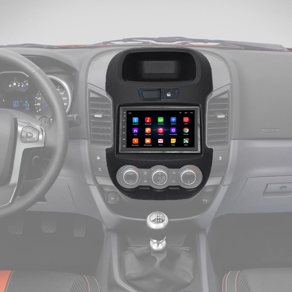 Kit Central Multimídia Android Ford Ranger 2012-2017 - GPS, TV Online ...