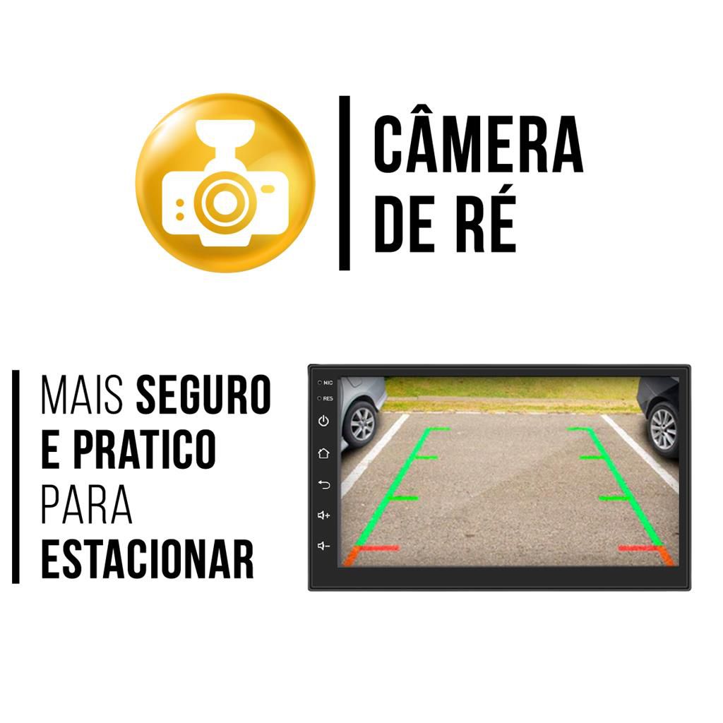 Kit Multimídia Carplay Android Auto Versa 2021-2023 7" Polegadas - Ecarshop
