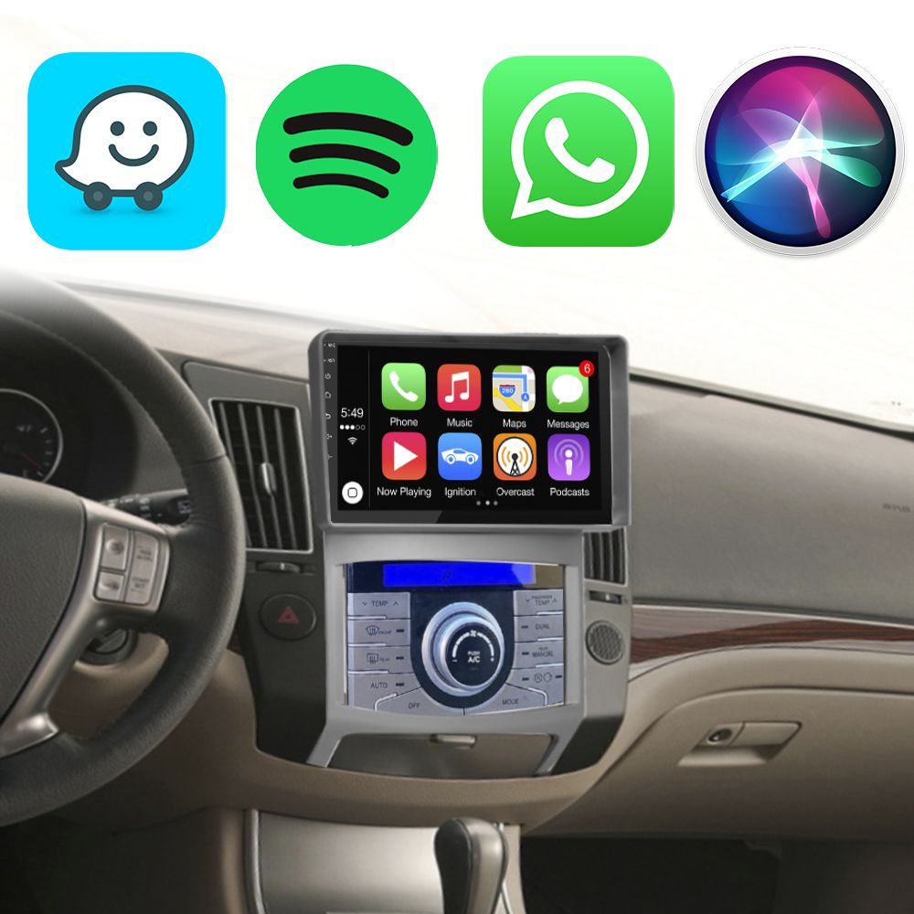 Kit Multimídia Android Hyundai Vera Cruz 2008-2014 9" CarPlay GPS BT ...
