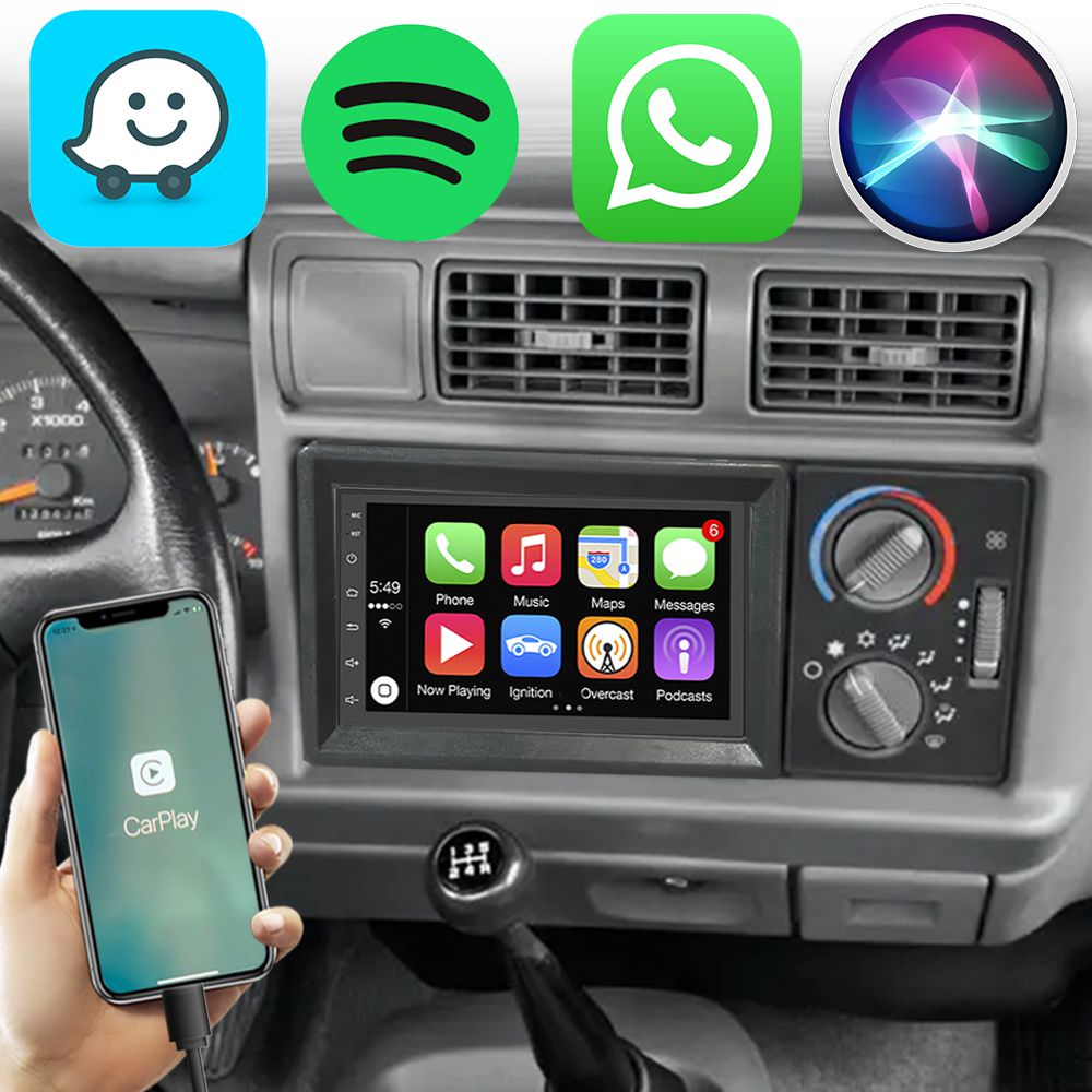 Kit Multimídia Chevrolet S10 Blazer 1995-2000 Android Auto CarPlay GPS ...