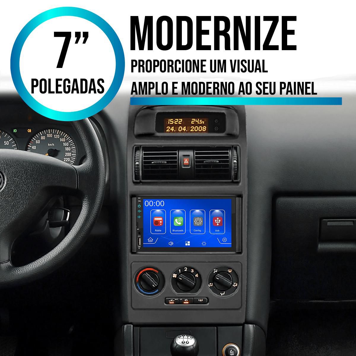 MP5 7 Polegadas CarPlay Android Auto Astra 1998-2012 + Câmera - Ecarshop