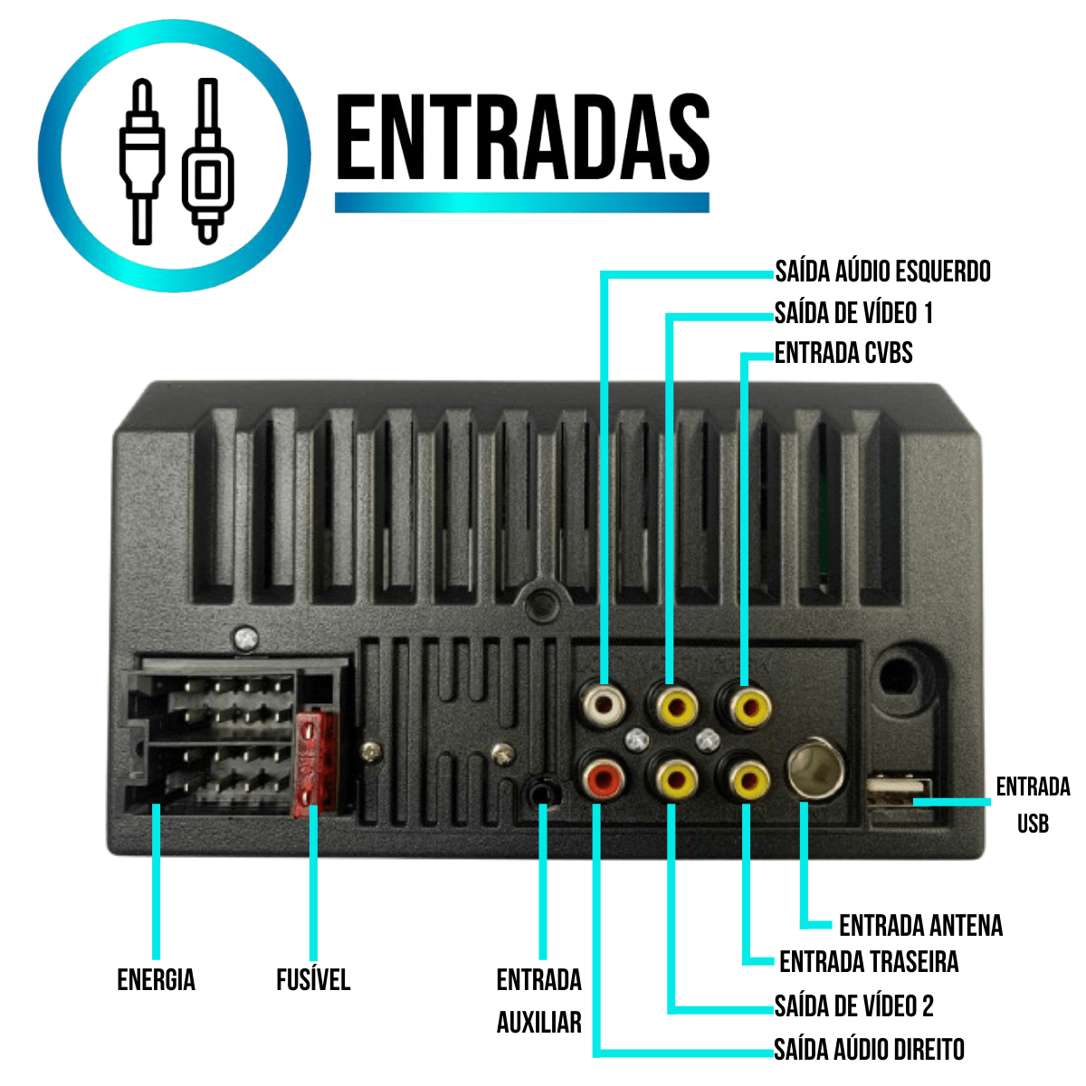 MP5 7 Polegadas CarPlay Android Auto Jac J6 2014-2016 Bluetooth