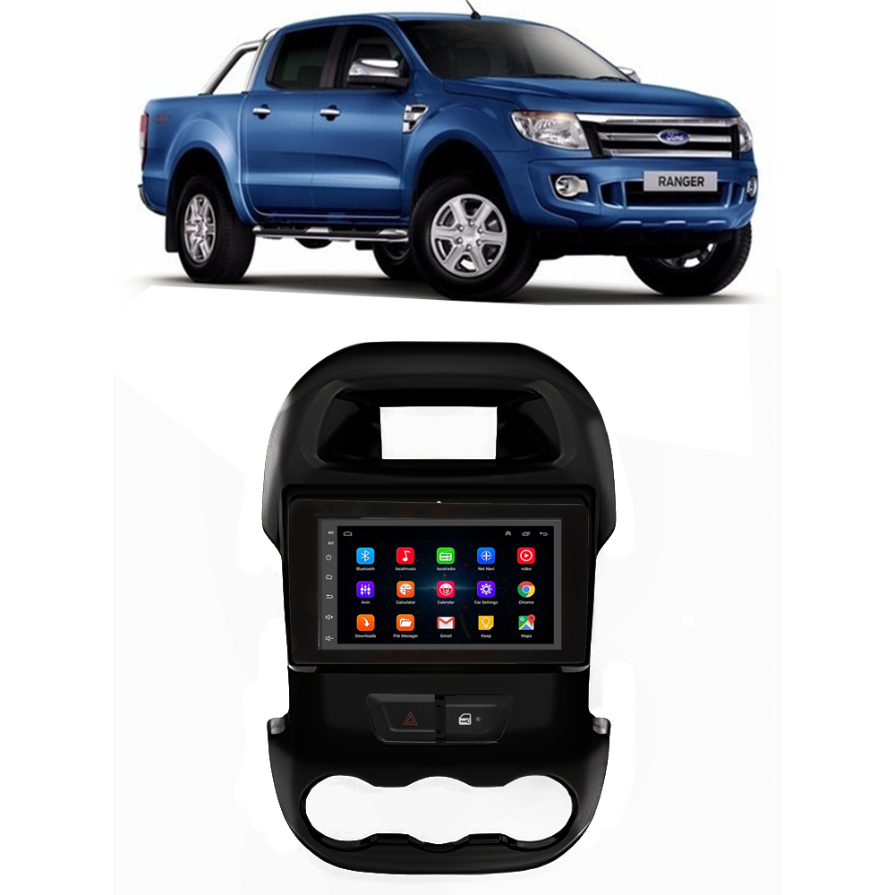 Kit Central Multimídia Android Ford Ranger 2012-2016 - GPS, TV Online ...