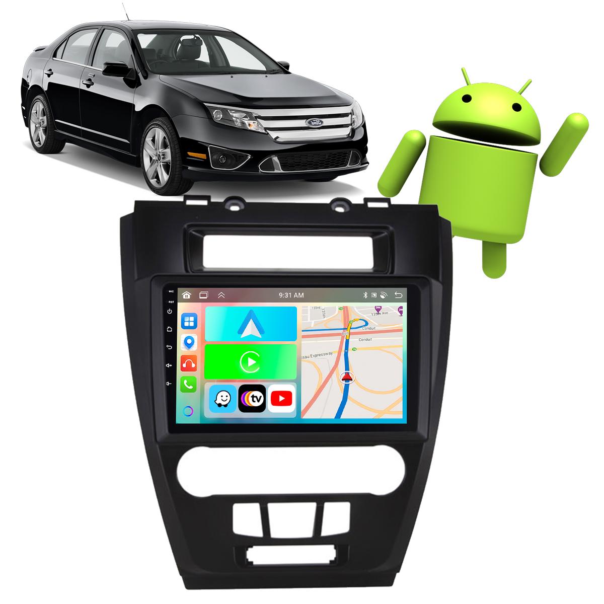 Central Multimídia Android Ford Fusion 2009 a 2012 - Ecarshop