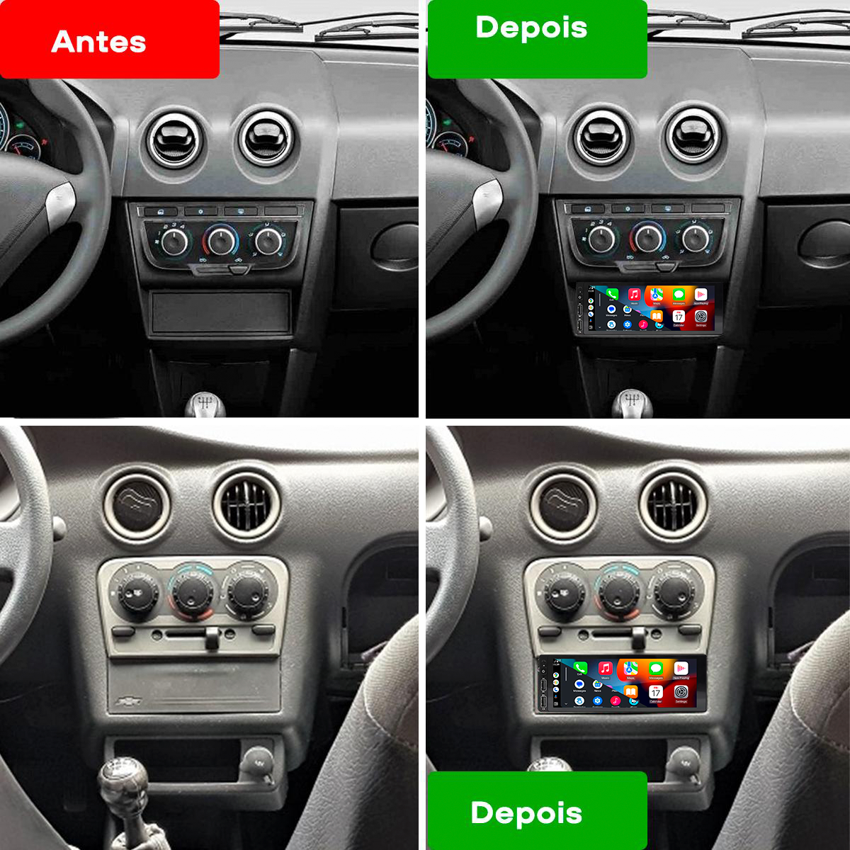 Central Multimídia Android para Celta 2001-2015 - GPS, Bluetooth, Full ...
