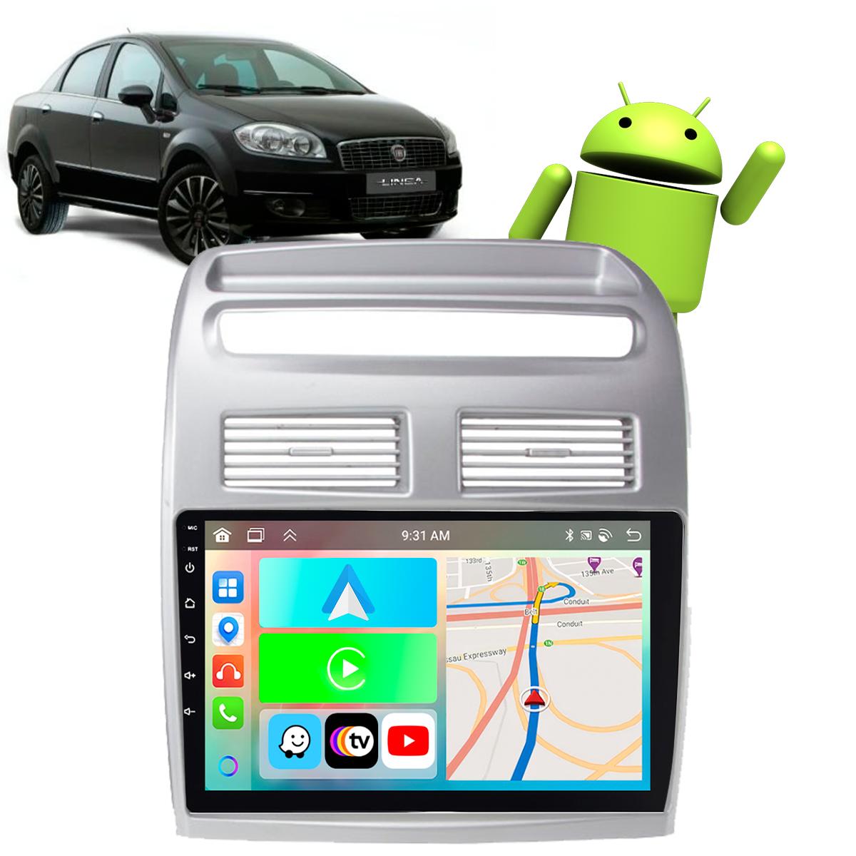 Kit Central Multimídia Android 2-32GB 9" Polegadas Linea 2009 a 2014 ...