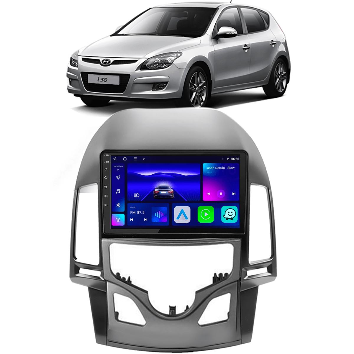 Kit Multimídia Android Octa-Core 4-64GB CarPlay I30 2009 a 2012 - Ecarshop