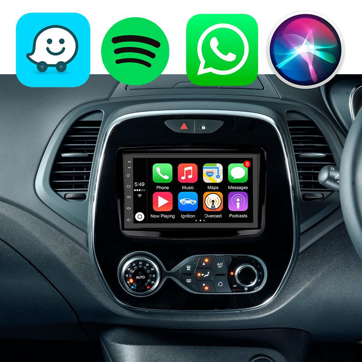 Multimídia Captur 7" CarPlay Android Auto GPS Bluetooth 2GB - Ecarshop