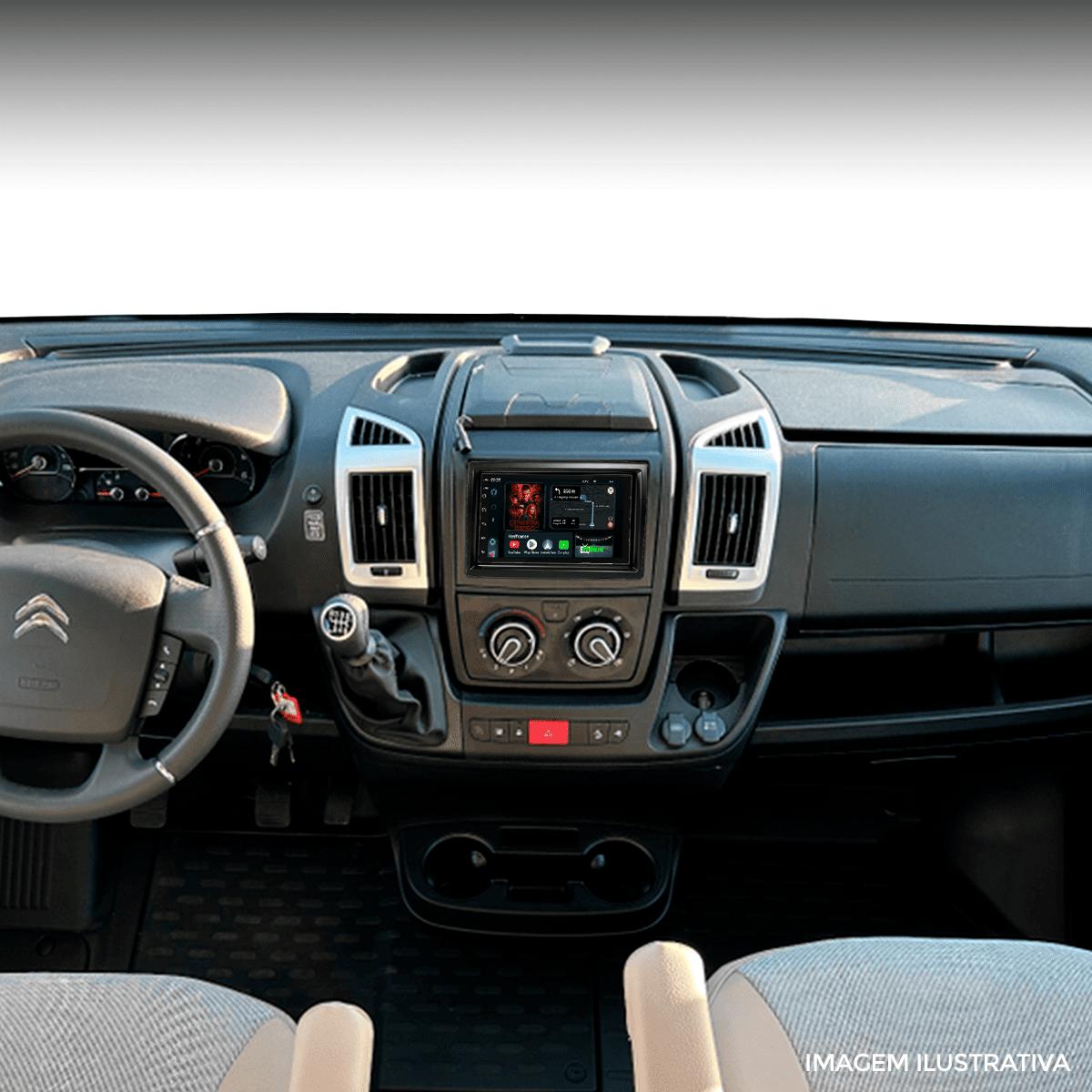 Central Multimídia 7” Jumper 2019 a 2023 CarPlay Android Auto GPS ...