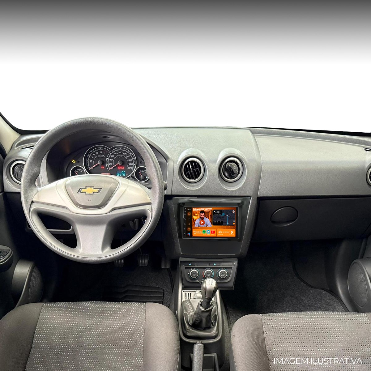 Central Multimídia Celta 2006 a 2016 CarPlay Android Auto 7” GPS - Ecarshop