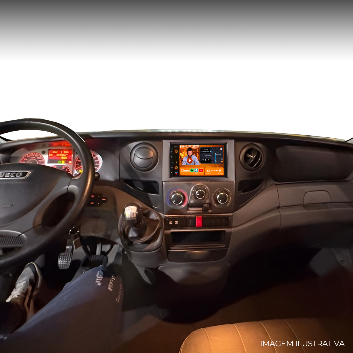 Central Multimídia Daily 2013 a 2019 CarPlay Android Auto 7” GPS - Ecarshop