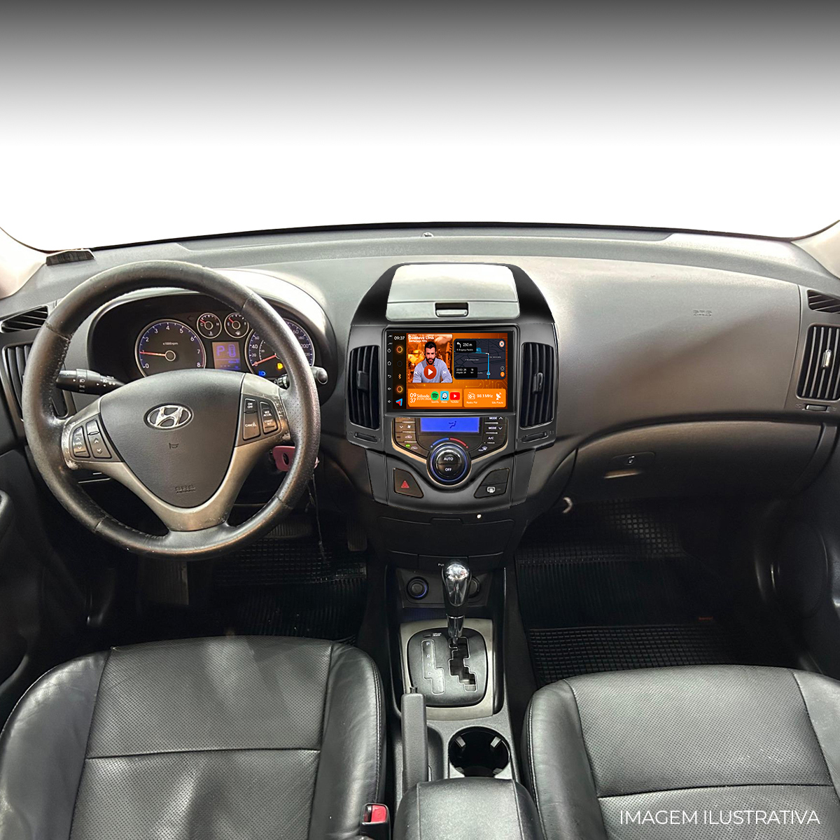 Central Multimídia Hyundai i30 2009 a 2012 CarPlay Android Auto 7 ...