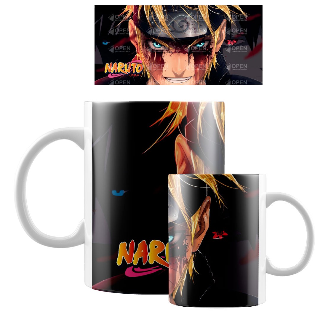 Caneca Naruto Shippuden Personalize com seu Nome