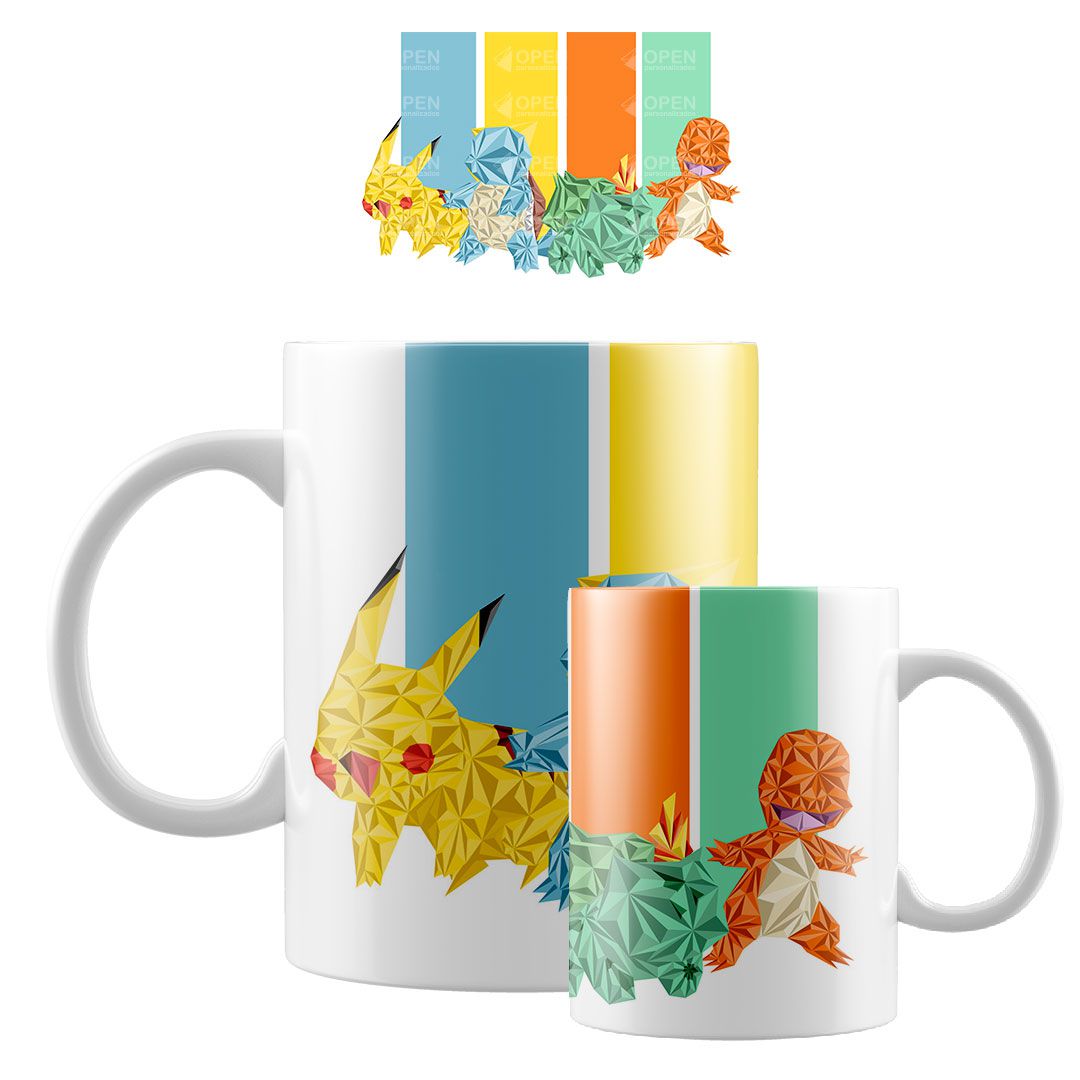 Caneca Pokemon Símbolos Toda Preta - Central Personalizados - Caneca -  Magazine Luiza