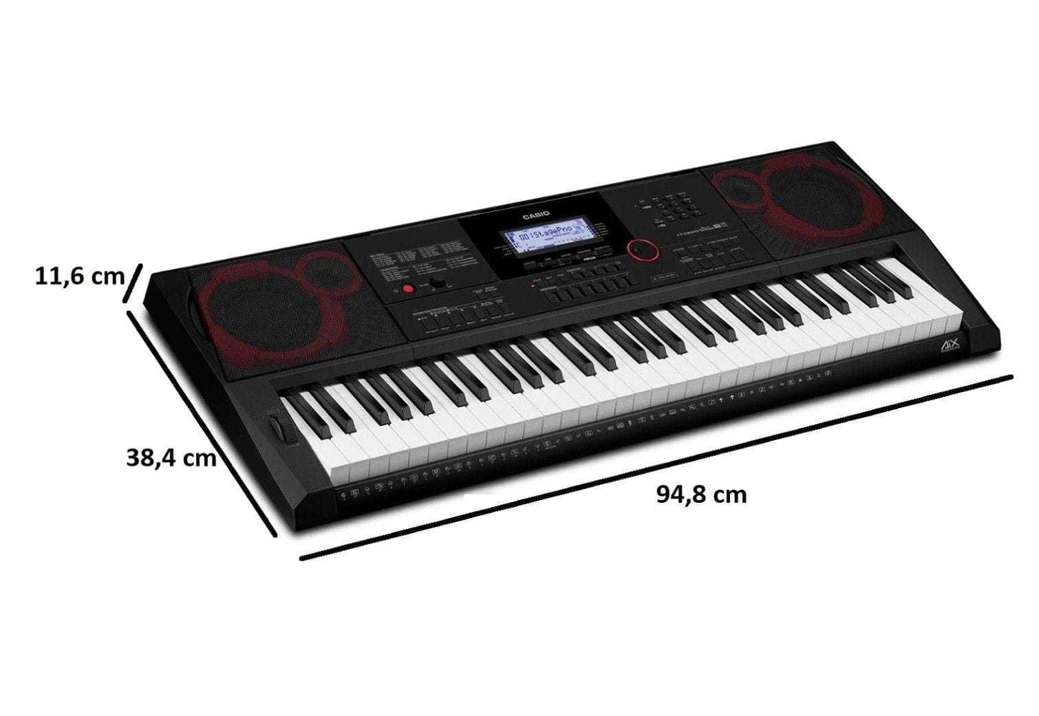 Teclado Musical Casio Ct x3000 61 teclas Sensitivas - Super Sonora