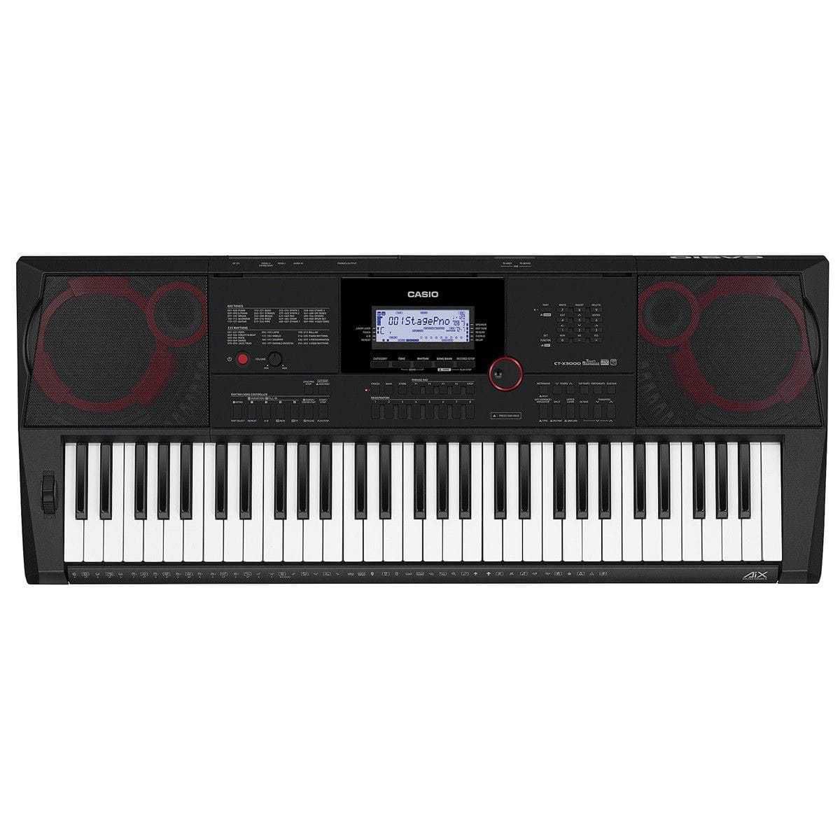 CASIO キーボード CT-X3000 [61鍵盤] Teclado CT X3000 Casio com Suporte e Pedal - Super Sonora - Super