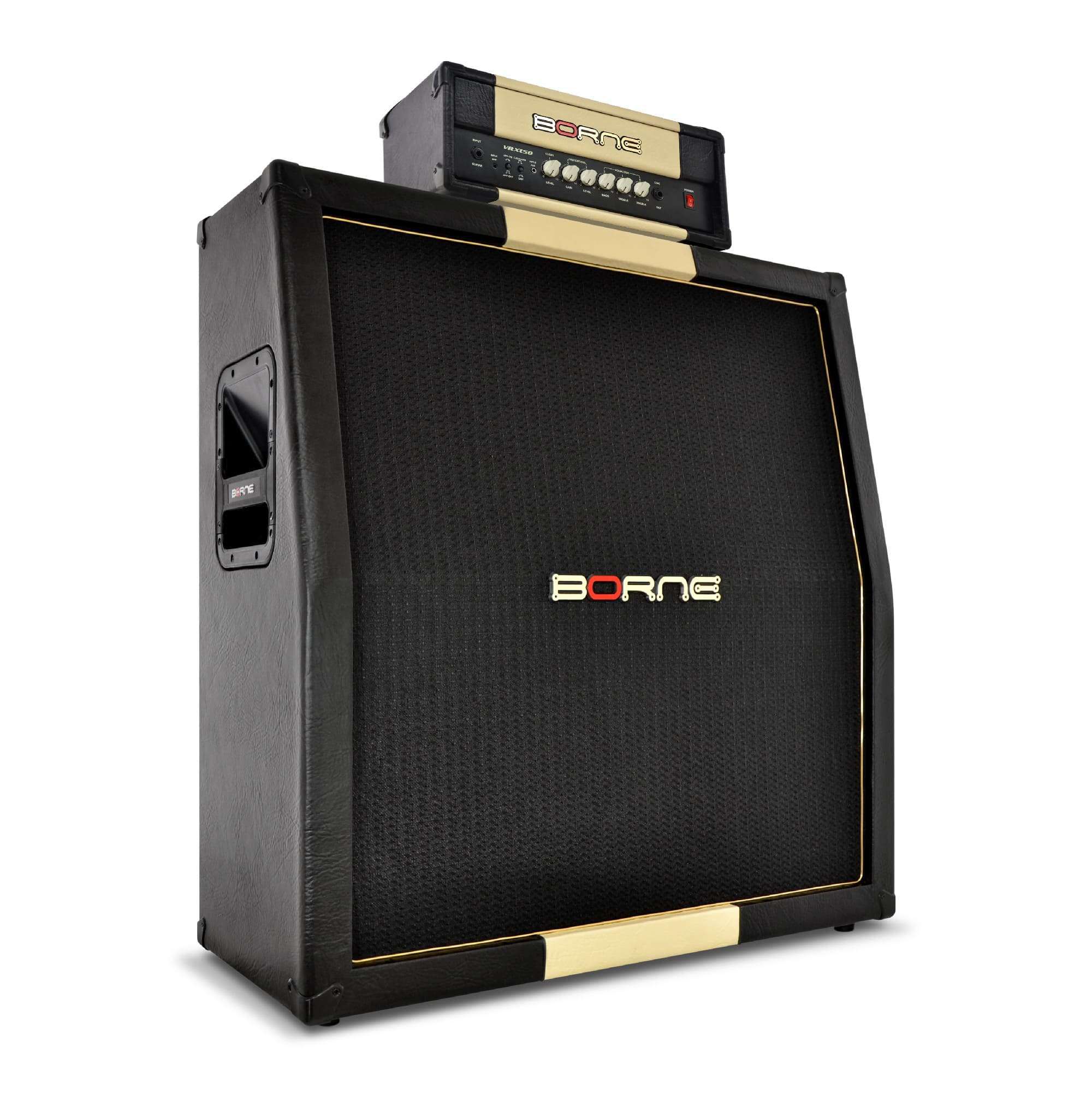 Caixa de Som Amplificada Borne VRX-412 Com Cabeçote - Super Sonora