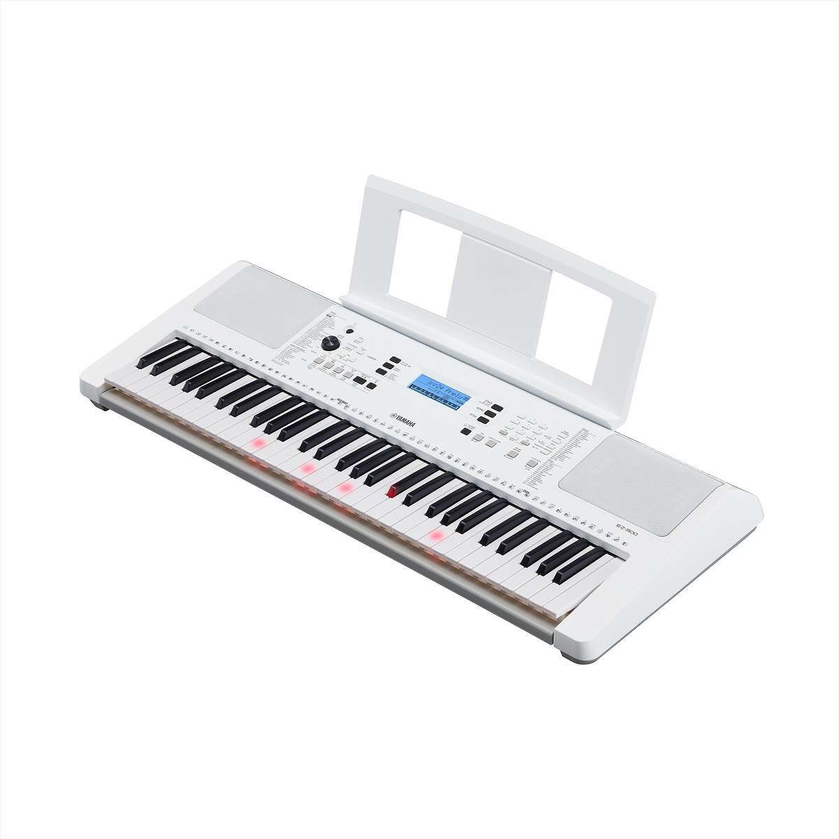 Teclado Yamaha EZ-300 com Suporte X e Pedal Sustain - Super Sonora