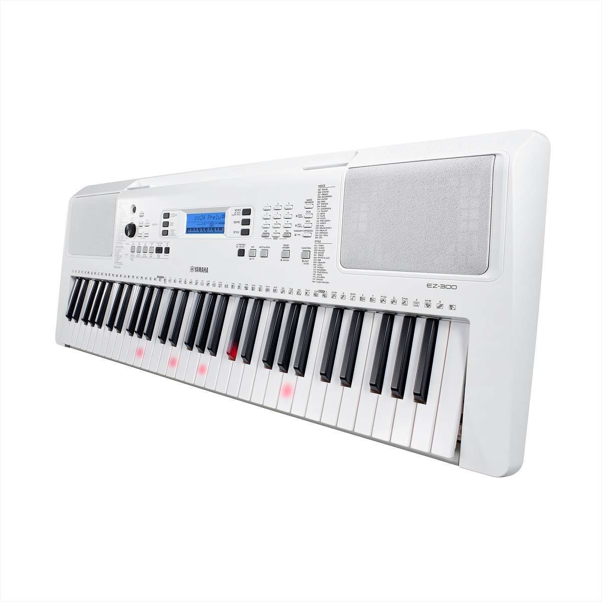 Teclado Yamaha EZ-300 Branco com Suporte X - Super Sonora - Super