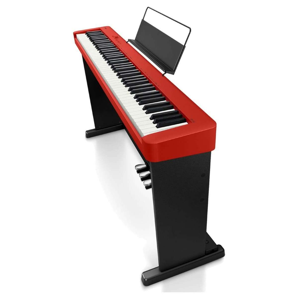Piano Digital Casio CDP-S160 RD com Estante e Pedal - Super Sonora