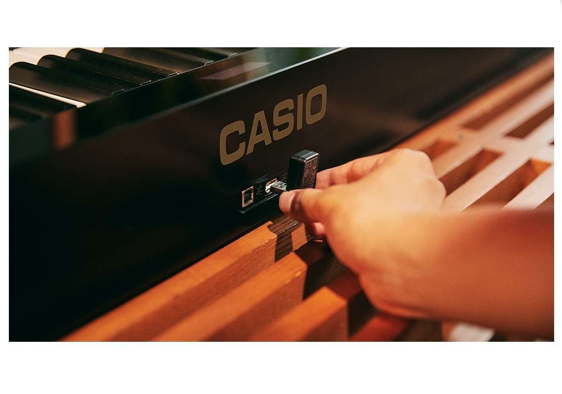 Piano Digital Casio Privia PX-S3100 com Estante e Pedal - Super