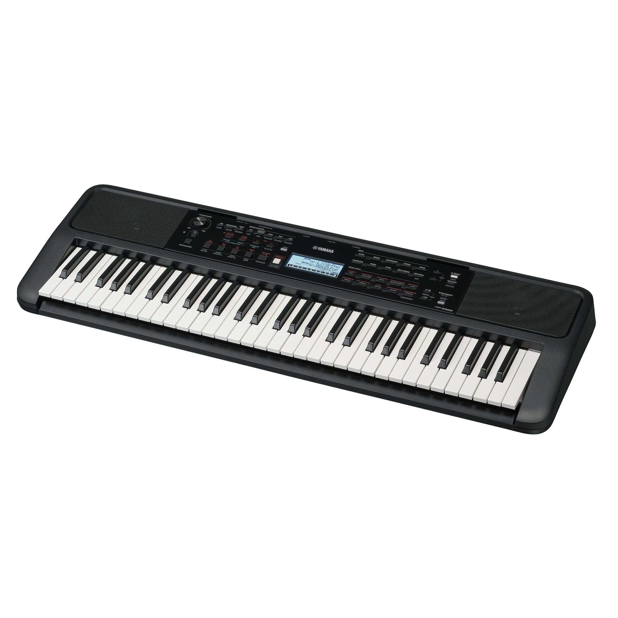 Teclado Yamaha PSR-E383 Preto Arranjador + Suporte em X - Super