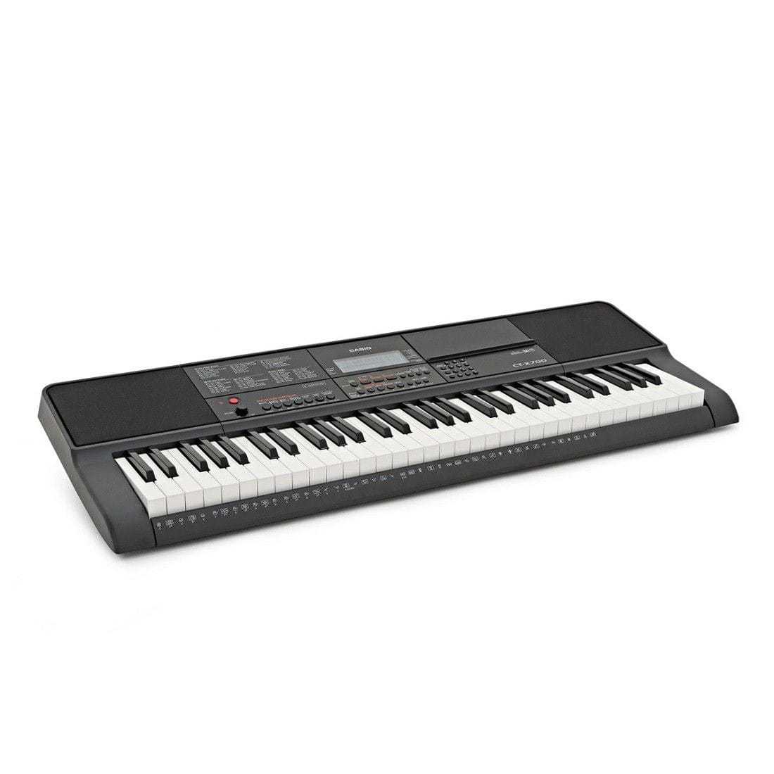Teclado Casio CT-X700 Preto 61 Teclas + Suporte X + Pedal Sustain