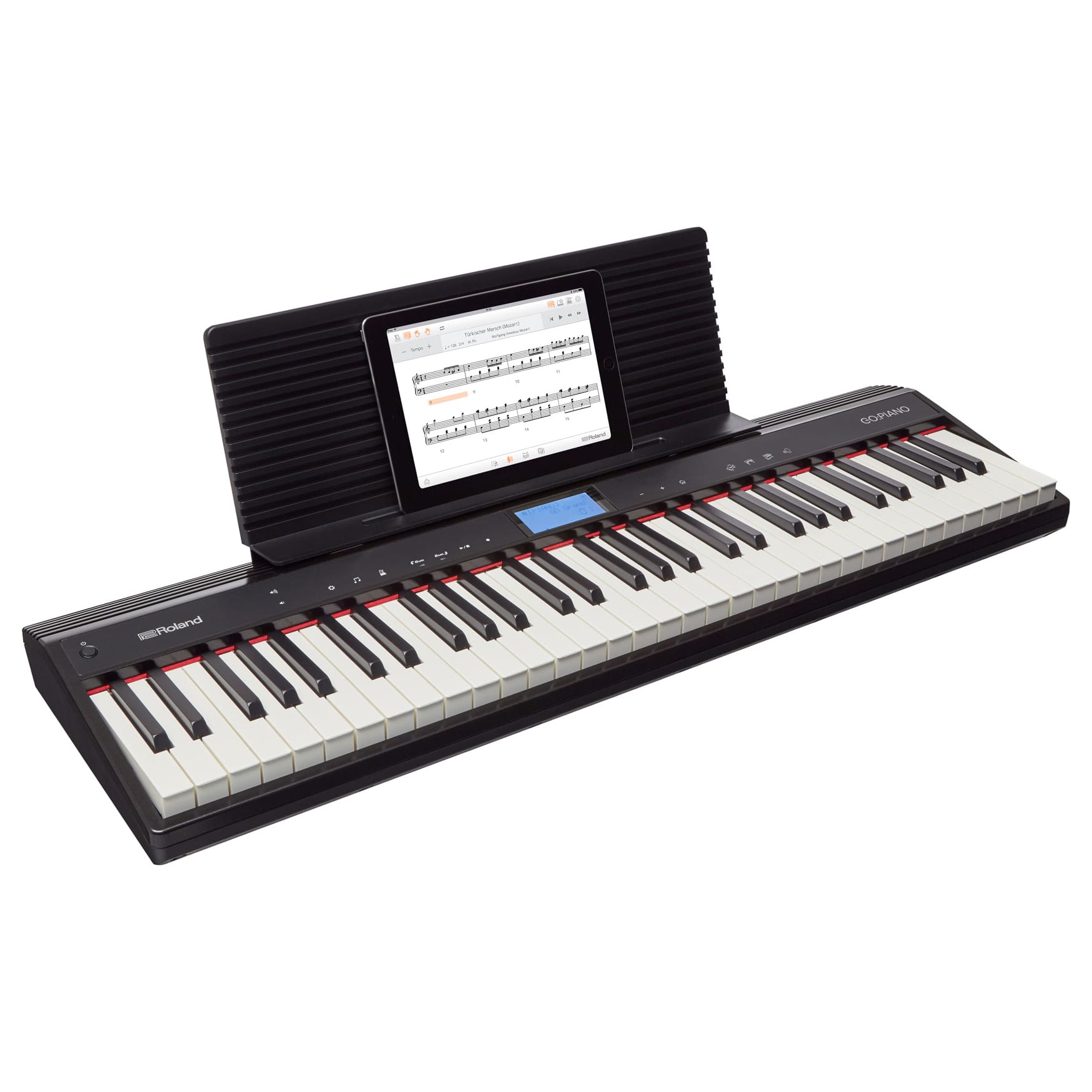 Teclado Musical Roland Go Piano 61 Teclas GO-61P Preto - Super