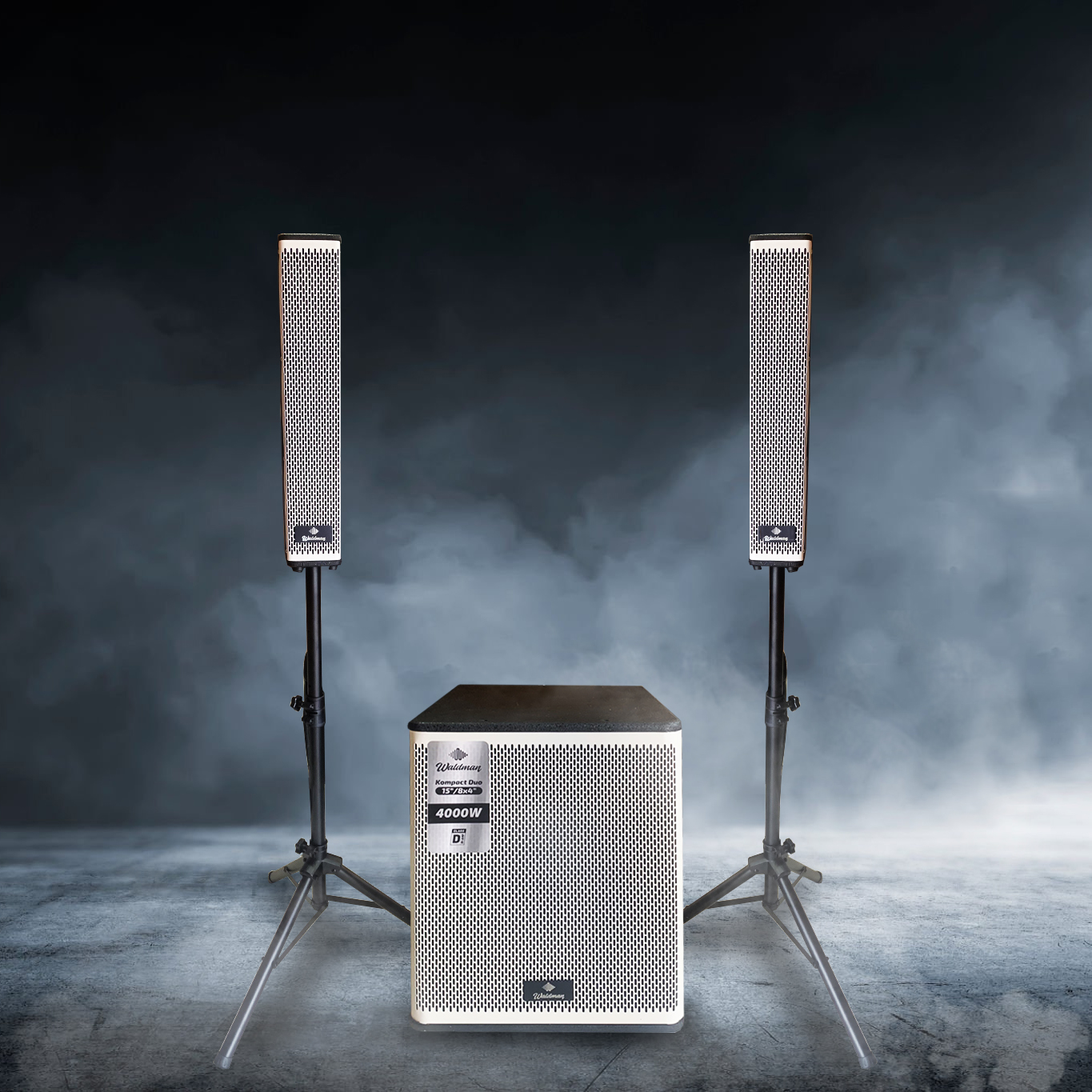 Caixas de Som Amplificadas Waldman KPT2 Kit Completo - Super