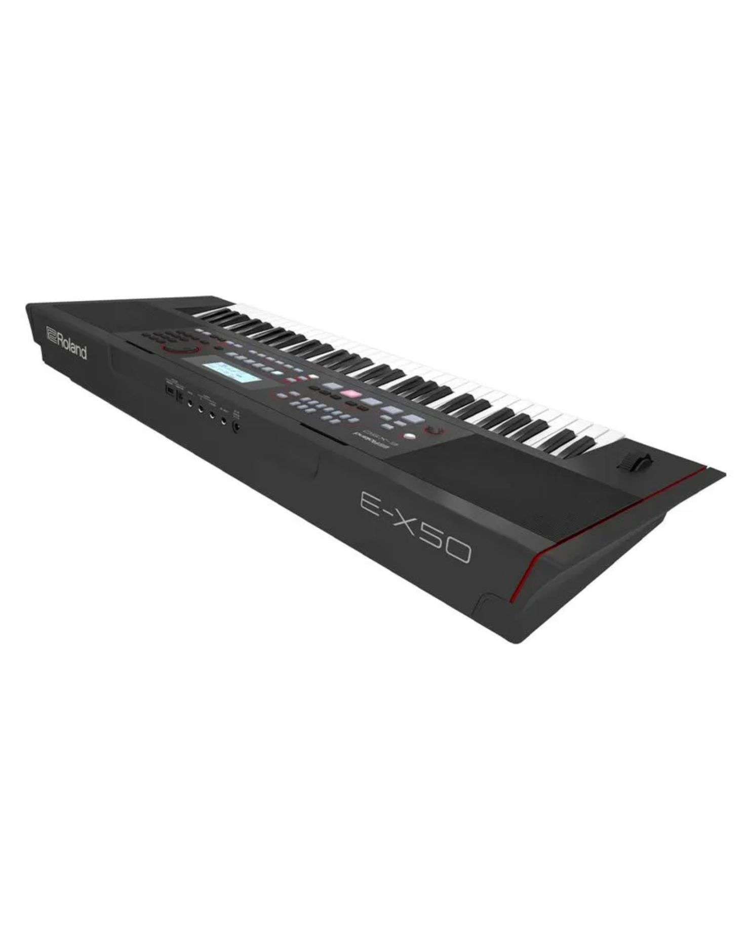 Kit Teclado Roland E-X50 61 Teclas + Suporte em X - Super Sonora