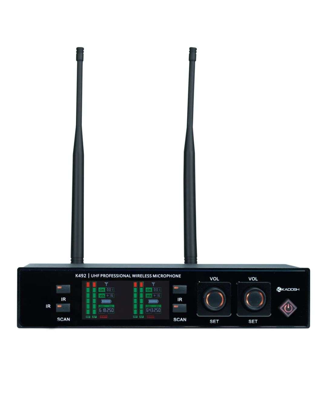 Microfone Duplo Kadosh K-492MR sem Fio | Super Sonora - Super