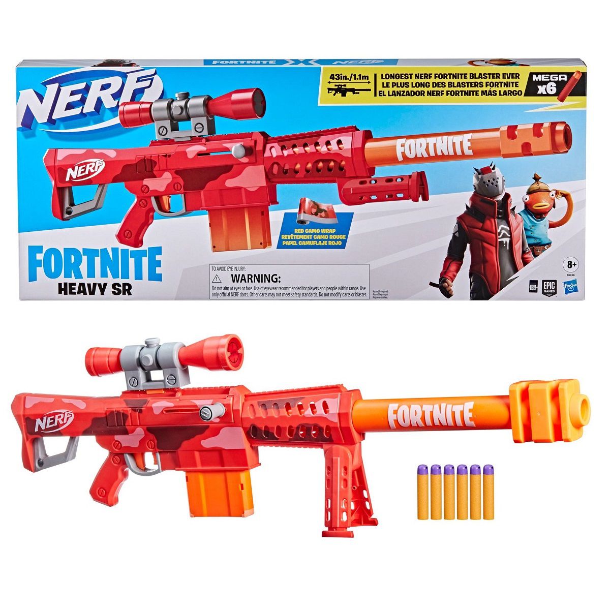 Nerf - Fornite - Pack 2 lançadores, NERF