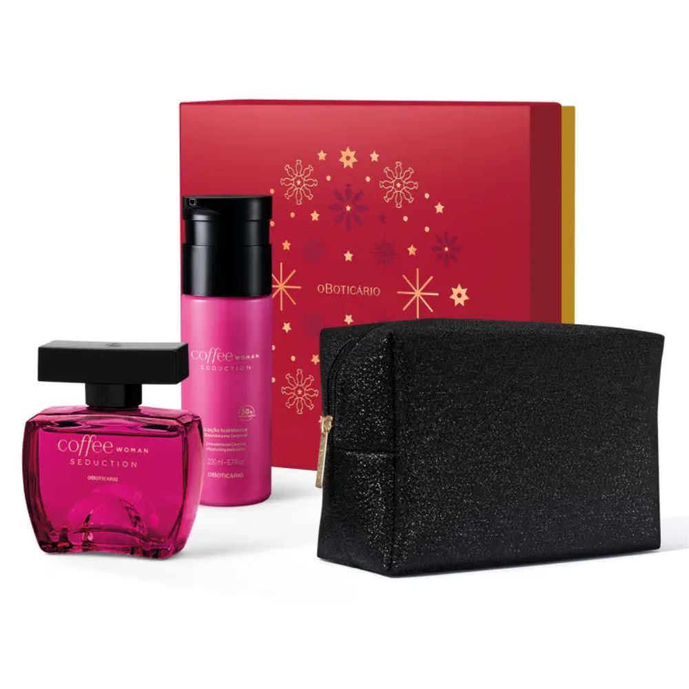 KIT PRESENTE COFFEE WOMAN SEDUCTION OBOTICÁRIO - Belezar