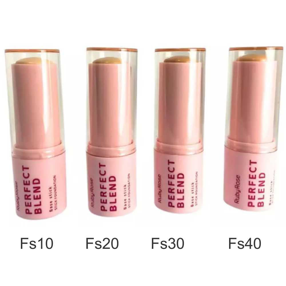 BASE STICK PERFECT BLEND FS40 HB-M300-4 RUBY ROSE - Belezar