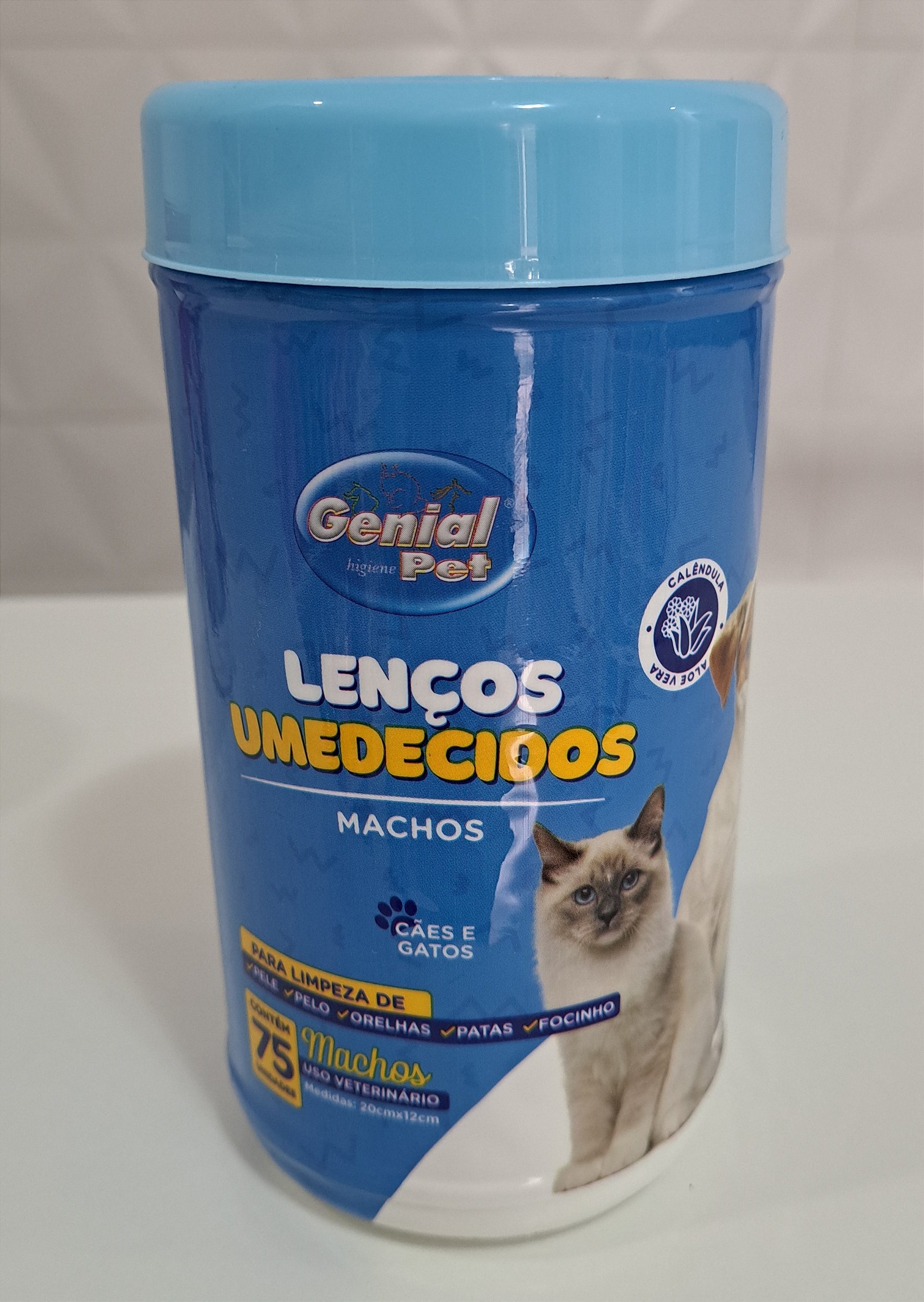 Lenco Umedecido Club. Talco com 75un - Agropet Trato Animal