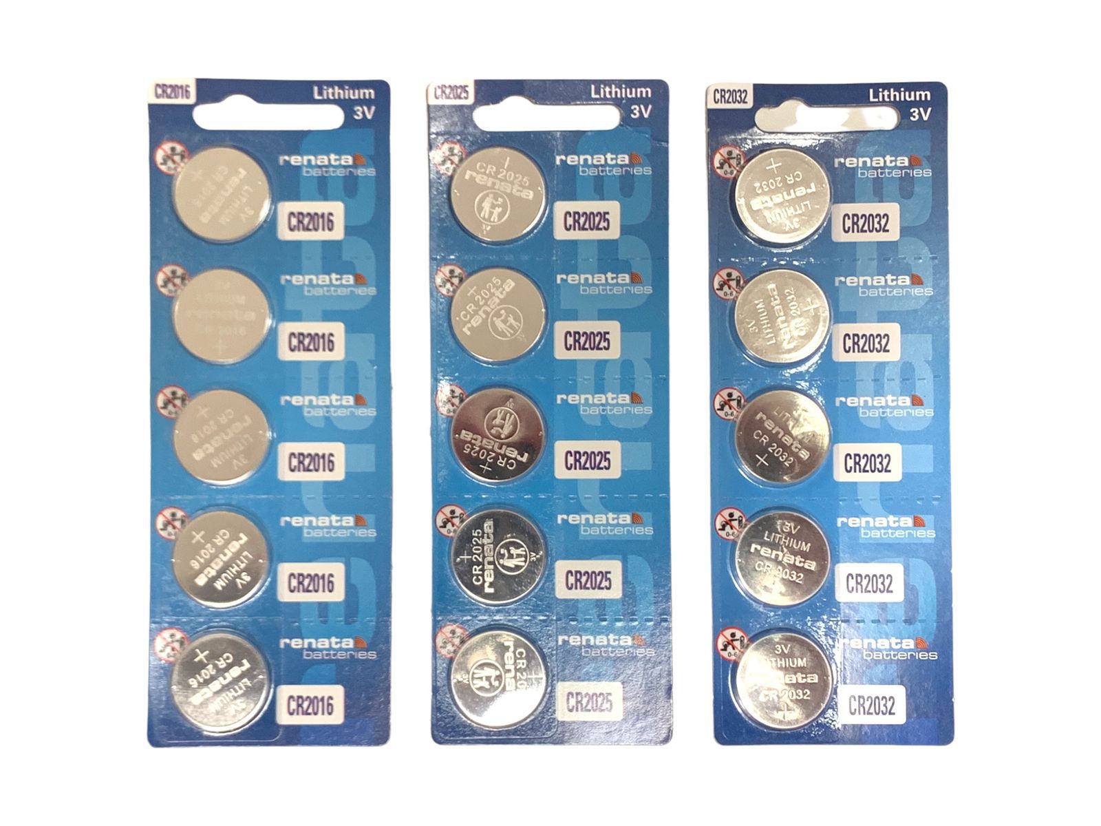 Batterie 2025 Per Elettronica 2 Batterie CR2025 Renata (lithium