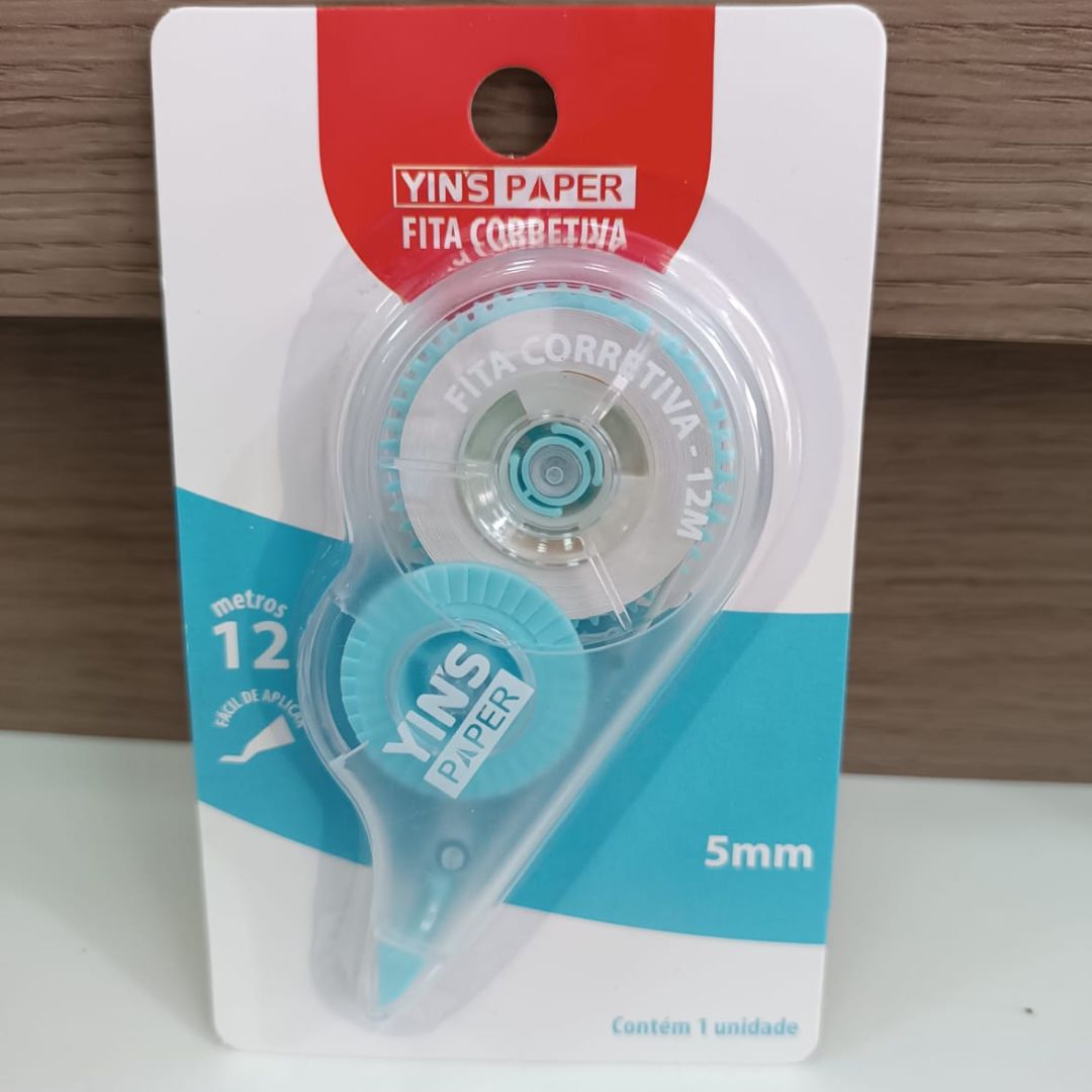 Corretivo Em Fita 5mmx12m YP8273 Yins Paper - Kleber Variedades