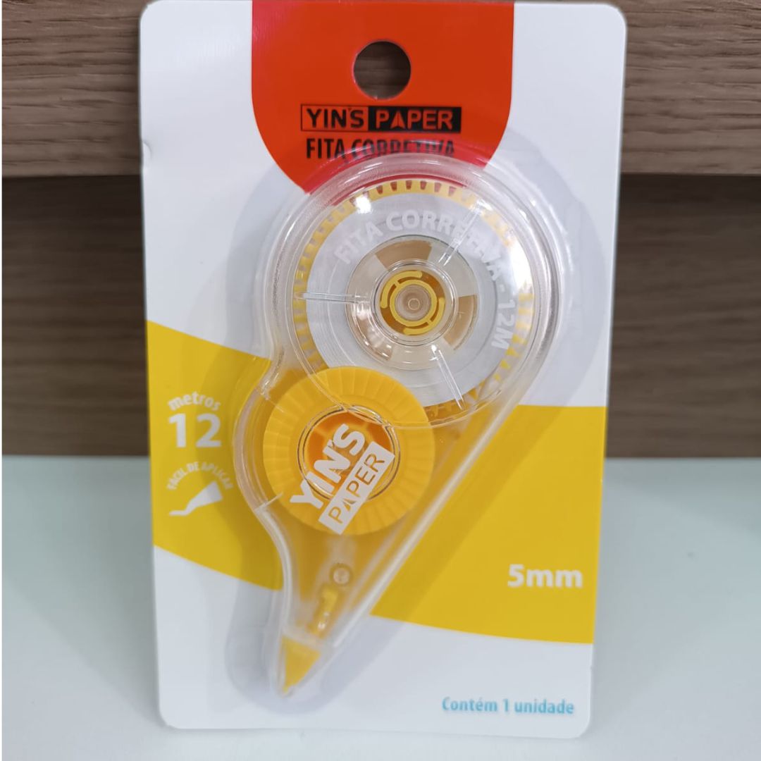 Corretivo Em Fita 5mmx12m YP8273 Yins Paper - Kleber Variedades