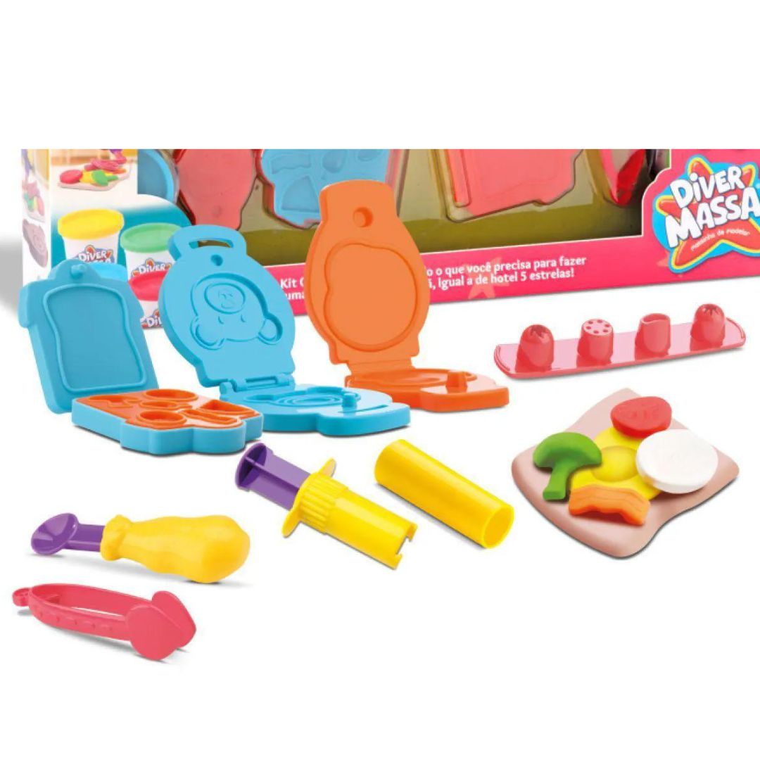 Diver Massa Kit Café Da Manhã 8199 Diver Toys - Kleber Variedades