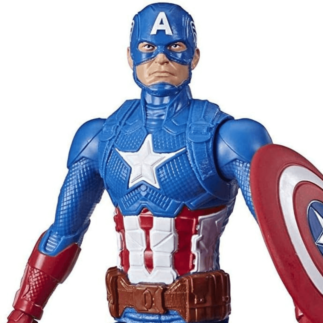 Boneco Marvel Titan Hero Deluxe Capitão America E7877 Hasbro - Kleber ...