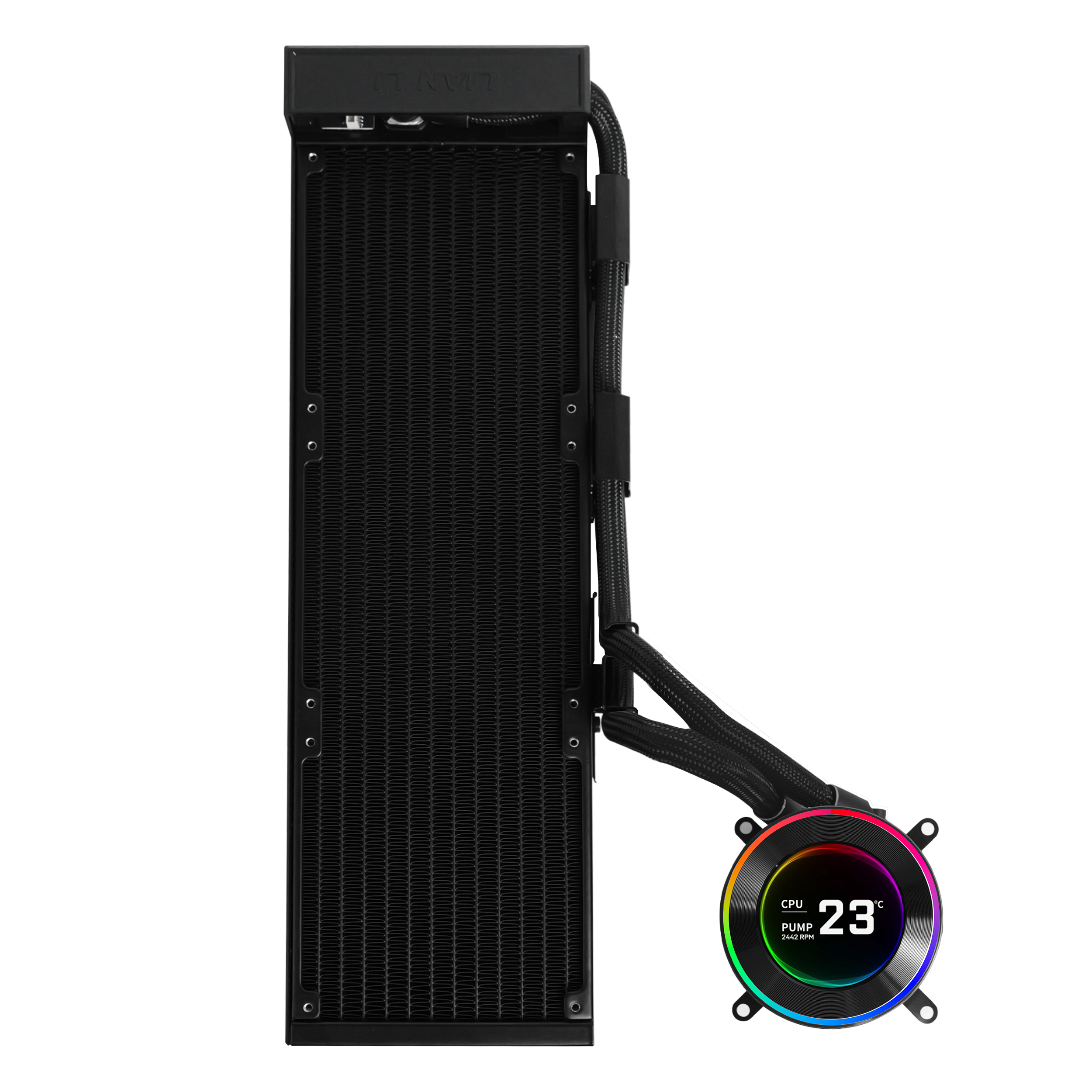Water Cooler Lian Li Hydroshift II LCD-C 360N Preto Com Tela IPS