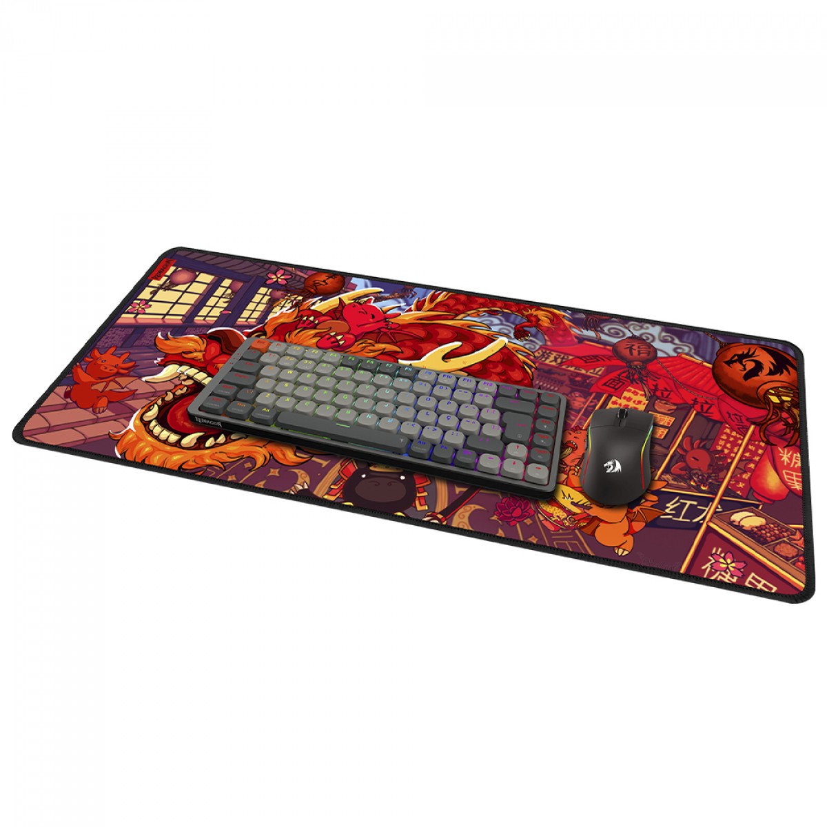 Mousepad Gamer Redragon Flick XL Special Edition Festival do
