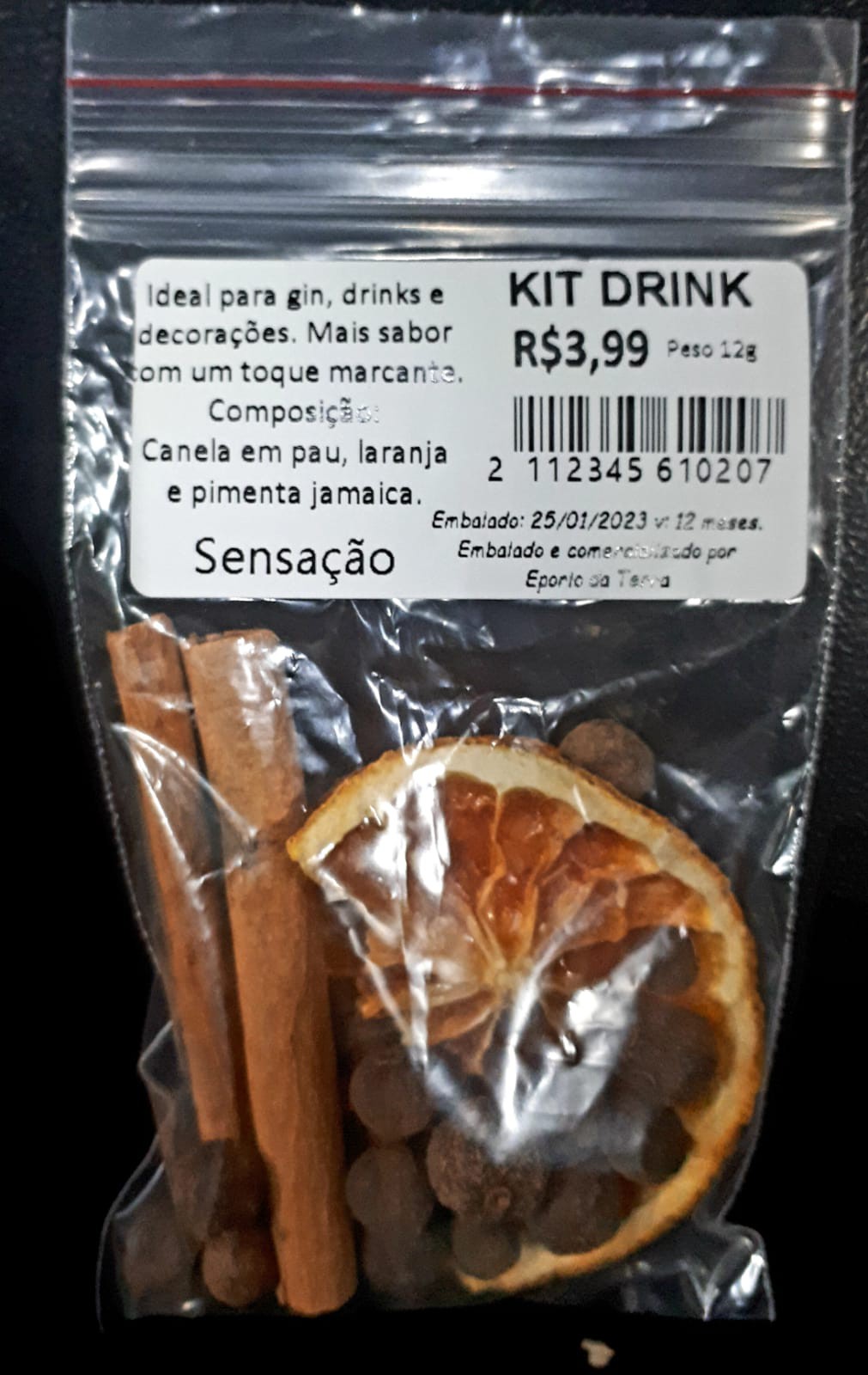 Kit Gin sensação 10G EMPORIO DA TERRA