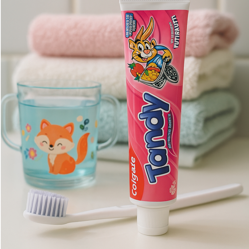 Kit Dental Infantil Colgate Tandy com Escova e Creme Dental Tutti Frut ...