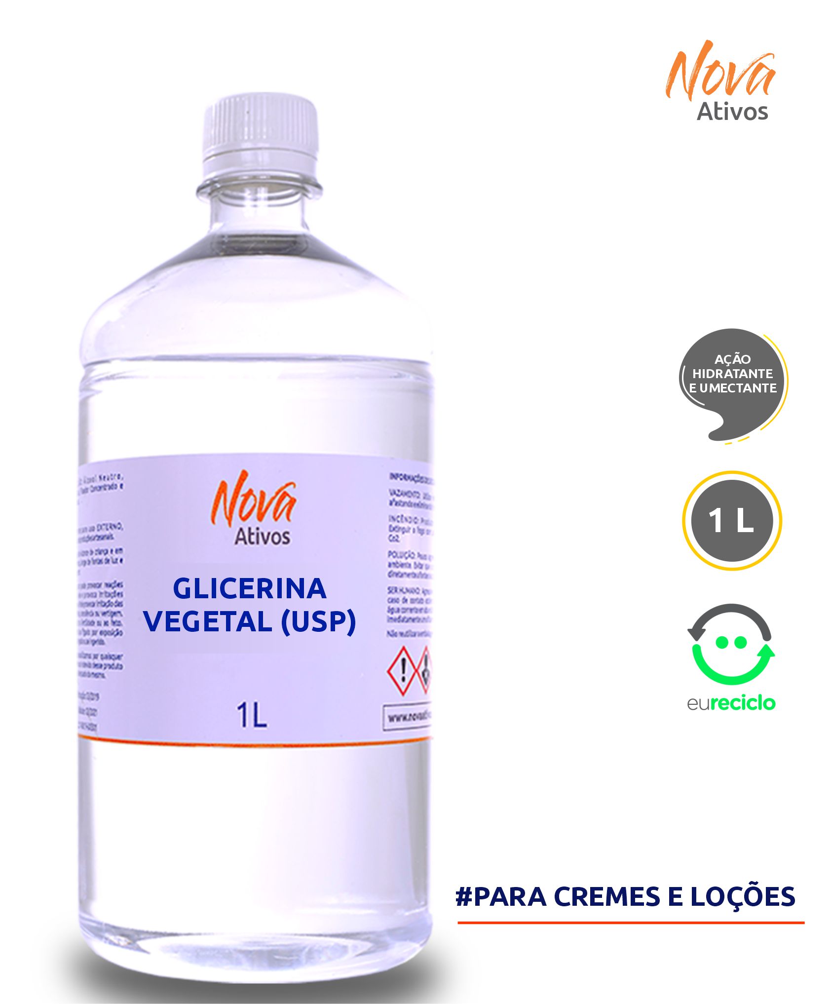 Glicerina para jabones, glicerina liquida vegetal USP