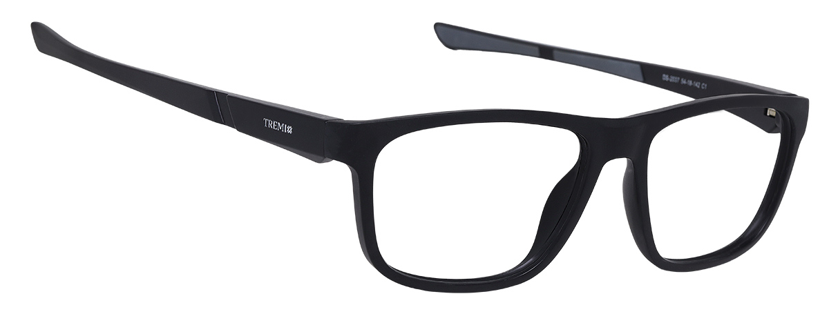Armação Óculos De Grau Masculino Quadrado Estilo Esportivo Preto Tremix  2037 - Ótica Tremix