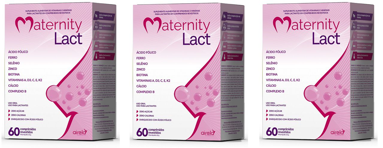 Kit Uni Maternity Lact Comprimidos Airela Vitamundi Sua Sa De Seu Futuro